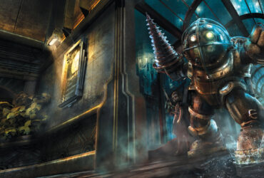 Postava Big Daddy ze hry Bioshock