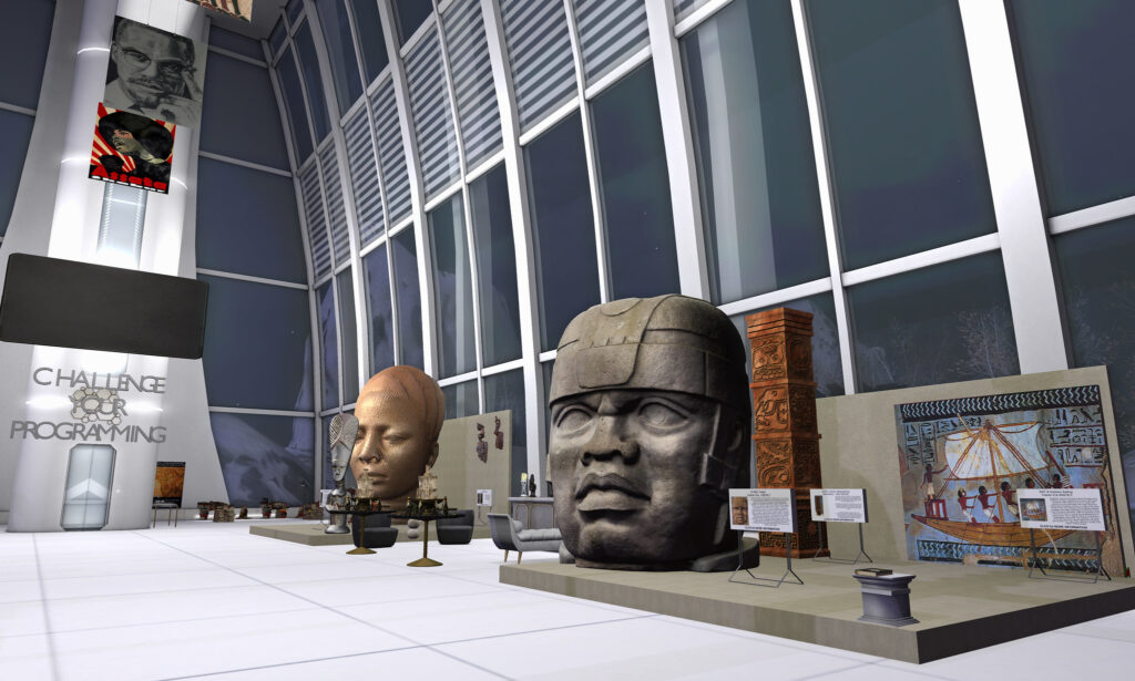 V Second Life můžete navštívit třeba výstavu.