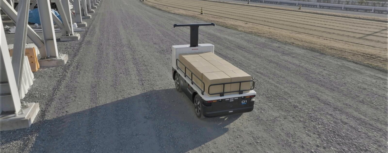 Honda představila autonomní nákladní auto, které uveze asi 900 kilogramů.